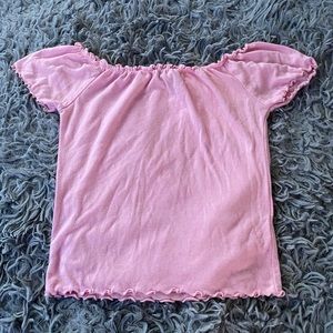 Pink Crop Top